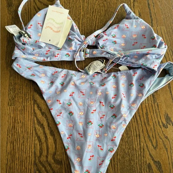 Dippin’ Daisy’s Brown Polka dot Swim Suit NWT - Picture 6 of 6